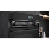 Siemens CS736G1B1, Horno negro/Acero fino