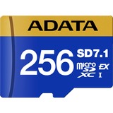 ADATA Premier Extreme microSDXC 256 GB, Tarjeta de memoria azul/Amarillo