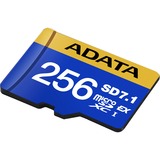 ADATA Premier Extreme microSDXC 256 GB, Tarjeta de memoria azul/Amarillo