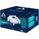 ARCTIC Alpine 17 LP, Disipador de CPU negro/blanco