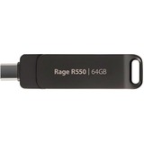 Patriot PE64GR550DSAD, Lápiz USB negro