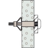 fischer HM 6x65 S, Pasador plateado