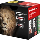 fischer 570409, Pasador gris claro/Rojo