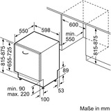 Bosch SMD8TCX01E, Lavavajillas 