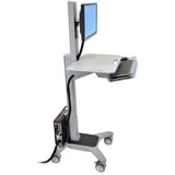 Ergotron WorkFit-C Single LD, Mesa de trabajo gris