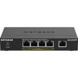 Netgear GS305PP-300EUS, Interruptor/Conmutador negro