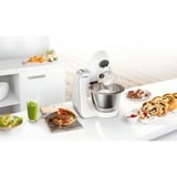 Bosch MUM58231, Robot de cocina blanco/Plateado