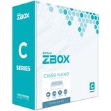 ZOTAC ZBOX-CI669NANO-BE, Barebone negro/blanco