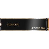 ADATA LEGEND 900 512 GB, Unidad de estado sólido negro/Dorado