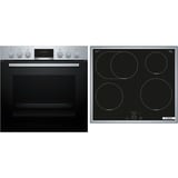 Bosch HEA513BS4, Juego de cocina negro/Acero fino