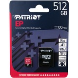 Patriot PEF512GEP31MCX, Tarjeta de memoria rojo/Negro