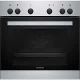 Siemens EQ110KA2EE sets de electrodoméstico de cocina Cerámico Horno eléctrico, Juego de cocina acero fino, Cerámico, 4 zona(s), Vidrio y cerámica, Negro, Tocar, 58,3 cm