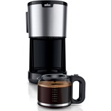 Braun 0X13211065, Cafetera de filtro negro/Acero fino