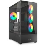 Sharkoon AK6 RGB  , Cajas de torre negro