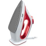 Braun SI 1019, Plancha a vapor rojo/blanco