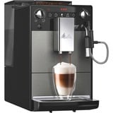 Melitta 4006508222100, Superautomática acero fino/Negro