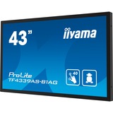 iiyama TF4339AS-B1AG, Pantalla de gran formato negro (mate)