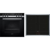 Siemens HE578BBS1, Juego de cocina negro/Acero fino