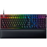 Razer Huntsman V2 teclado USB QWERTZ Alemán Negro, Teclado para gaming negro, Completo (100%), USB, Switch de tecla optomecánico, QWERTZ, LED RGB, Negro