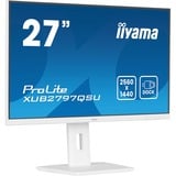 iiyama XUB2797QSU-W2, Monitor LED blanco (mate)