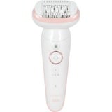 Braun 7500435225229, Depiladora blanco/Rosa neón