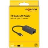 DeLOCK 66045, Adaptador de red negro