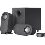 Logitech Z407 40 W Grafito 2.1 canales, Altavoz negro, 2.1 canales, 40 W, Universal, Grafito, 80 W, Inalámbrico