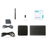 ZOTAC ZBOX-CI649NANO-BE, Barebone negro/blanco