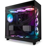 NZXT F360 RGB CORE, Ventilador negro