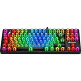 Sharkoon Crystal Shark, Teclado para gaming negro