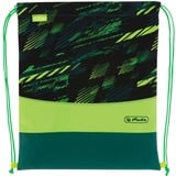 Herlitz 50046249, Cartera de escuela verde oscuro/Verde claro