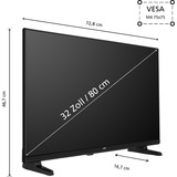 JVC LT-32VF5356, Televisor LED negro