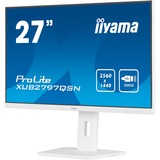 iiyama XUB2797QSN-W1, Monitor LED blanco (mate)