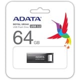 ADATA UR340 64 GB, Lápiz USB níquel