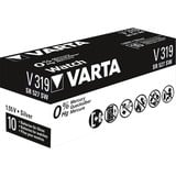 VARTA -V319 Pilas domésticas, Batería plateado, Batería de un solo uso, Óxido de plata, 1,55 V, 1 pieza(s), Hg (mercurio), Plata