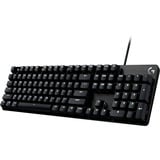 Logitech 920-010434, Teclado para gaming negro