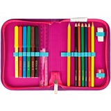 Herlitz 50043699, Cartera de escuela lila/Rosa neón