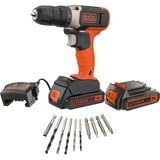 BLACK+DECKER BCD001C1-QW, Taladro/destornillador naranja/Negro