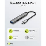 goobay 74459, Hub USB gris