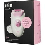 Braun 7500435224963, Depiladora blanco/Lila