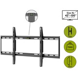 goobay 49742, Soporte de pared negro