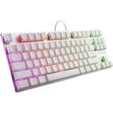 Sharkoon PureWriter TKL RGB, Teclado para gaming blanco