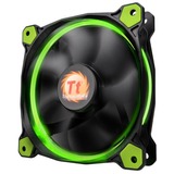 Thermaltake Riing 14 Carcasa del ordenador Ventilador 14 cm Negro, Verde negro/Verde, Ventilador, 14 cm, 1400 RPM, 28,1 dB, 51,15 cfm, Negro, Verde