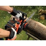 BLACK+DECKER GKC3630LB Negro, Naranja, Motosierra naranja/Negro, 30 cm, 5 m/s, Negro, Naranja, Batería, 2 Ah, 92,8 dB