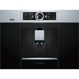 Bosch CTL636ES6 cafetera eléctrica Totalmente automática Máquina espresso 2,4 L, Superautomática negro/Acero fino, Máquina espresso, 2,4 L, Granos de café, Molinillo integrado, 1600 W, Negro, Acero inoxidable