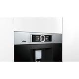 Bosch CTL636ES6 cafetera eléctrica Totalmente automática Máquina espresso 2,4 L, Superautomática negro/Acero fino, Máquina espresso, 2,4 L, Granos de café, Molinillo integrado, 1600 W, Negro, Acero inoxidable