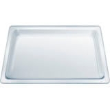 Bosch HEZ636000 bandeja de horno, Bandeja para hornear transparente, Acero inoxidable