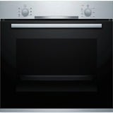 Bosch Serie 2 HBA530BR1 horno 71 L A Acero inoxidable acero fino, Medio, Horno eléctrico, 71 L, 71 L, 50 - 275 °C, 275 °C