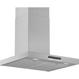 Bosch Serie 4 DWB66DM50 campana De pared Acero inoxidable 580 m³/h A, Campana extractora acero fino, 580 m³/h, Canalizado, A, A, C, 60 dB