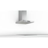 Bosch Serie 4 DWB66DM50 campana De pared Acero inoxidable 580 m³/h A, Campana extractora acero fino, 580 m³/h, Canalizado, A, A, C, 60 dB